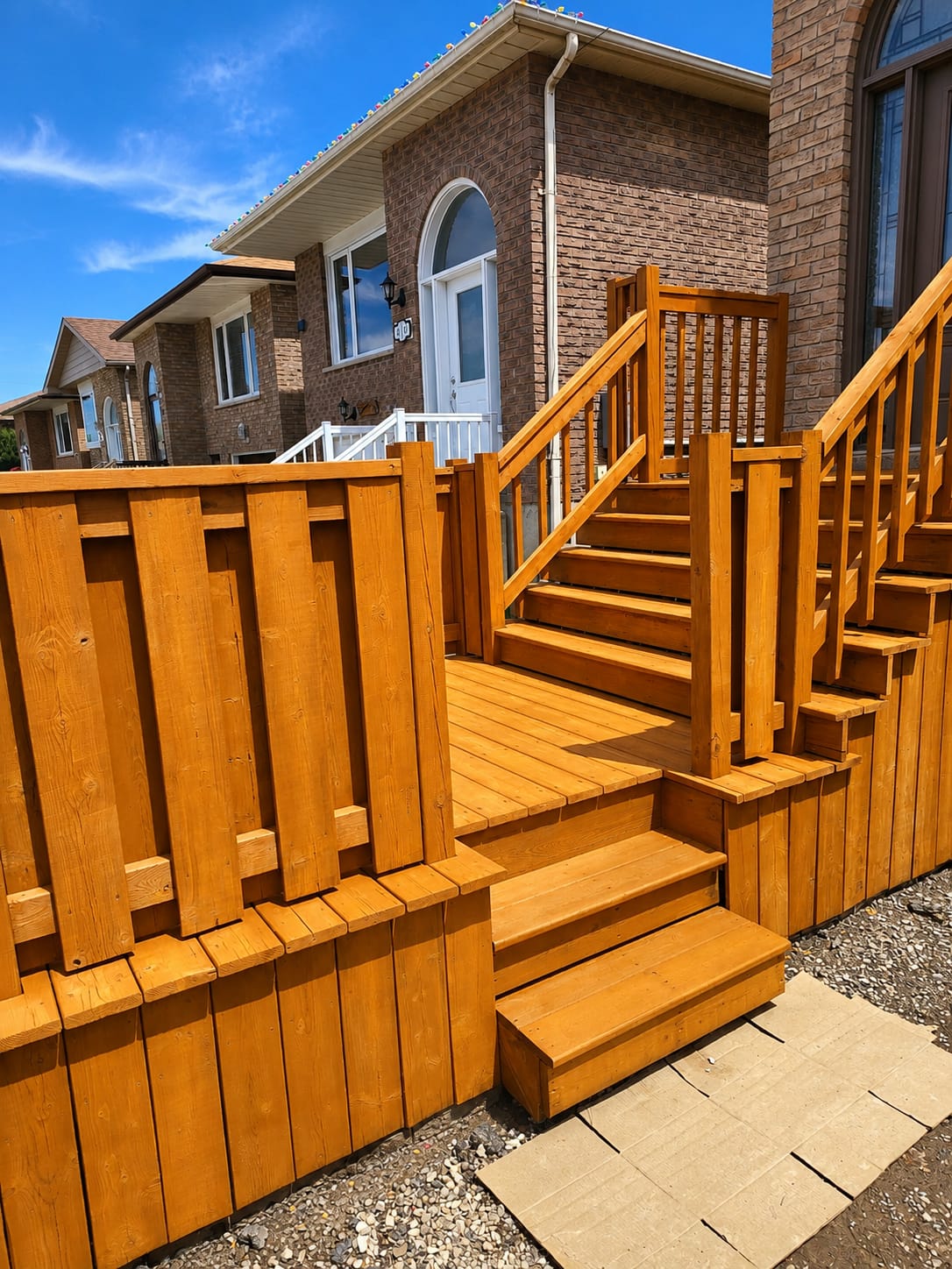 Stained Deck & Stairs