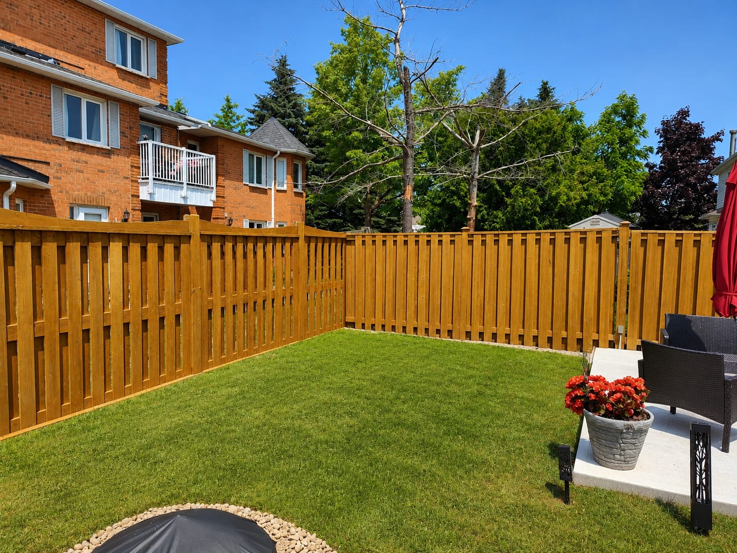 Wooden Fence Painting