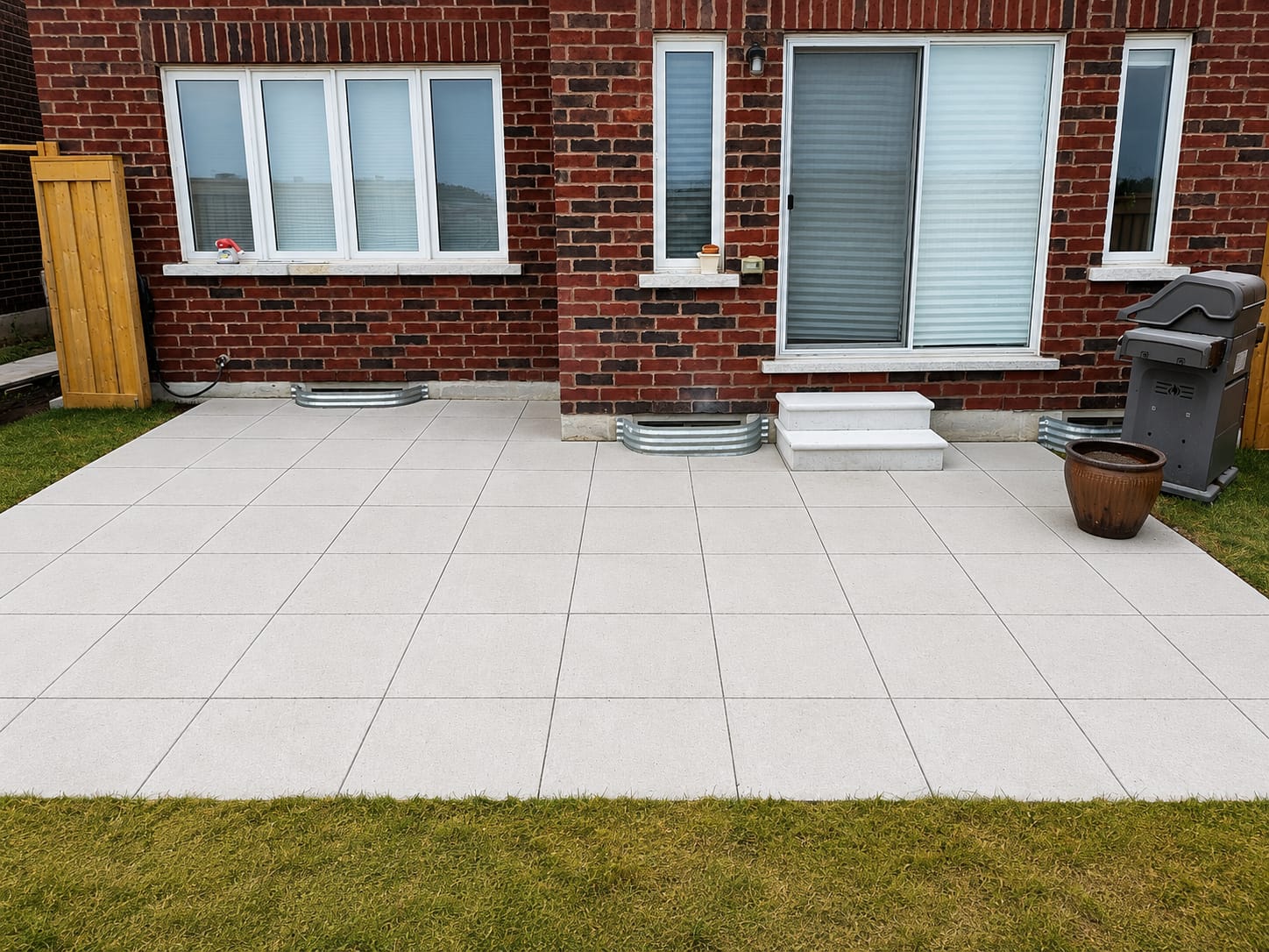 Interlock patio