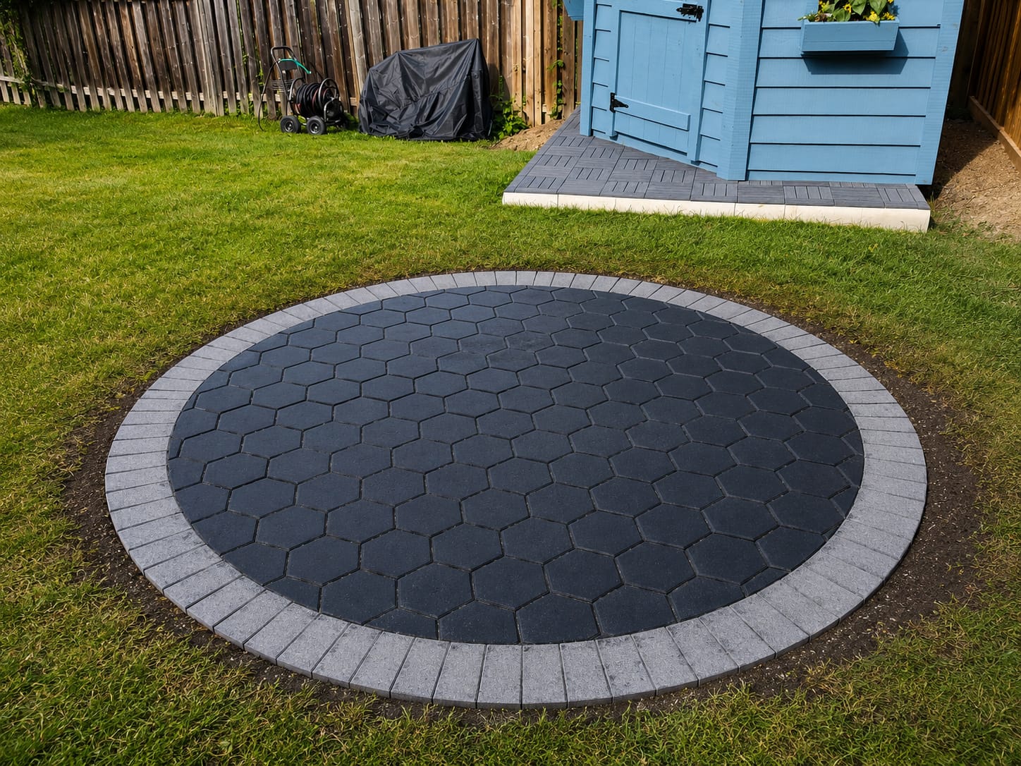 Patio for fire pit