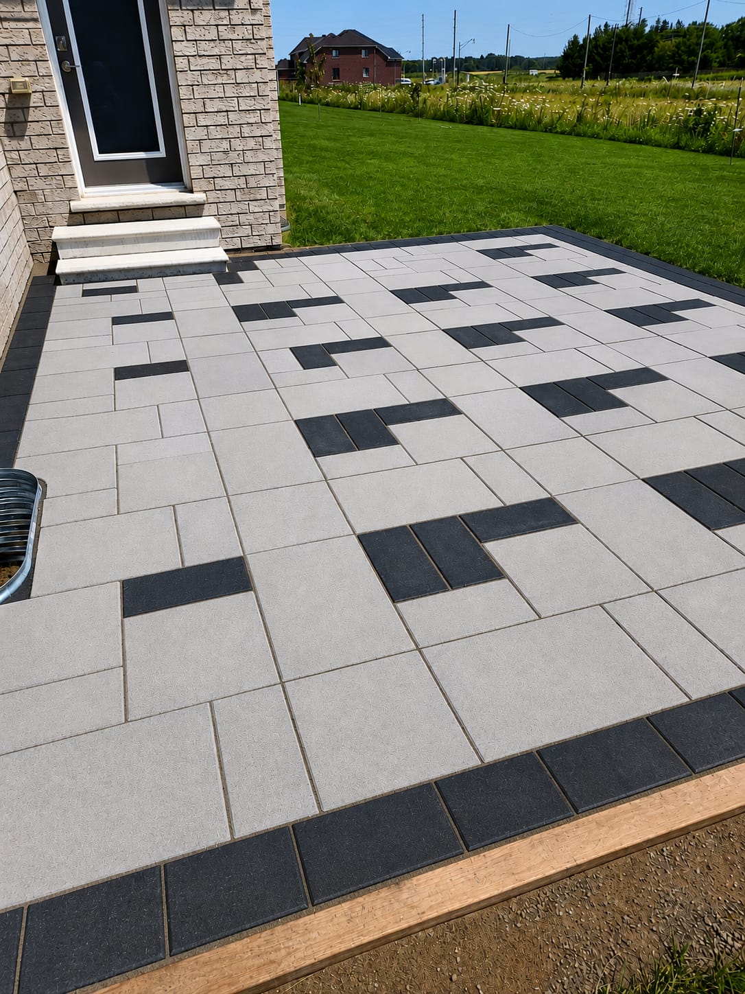 Interlock patio